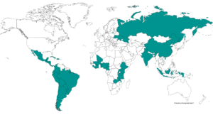 map of current countries Nov 2019